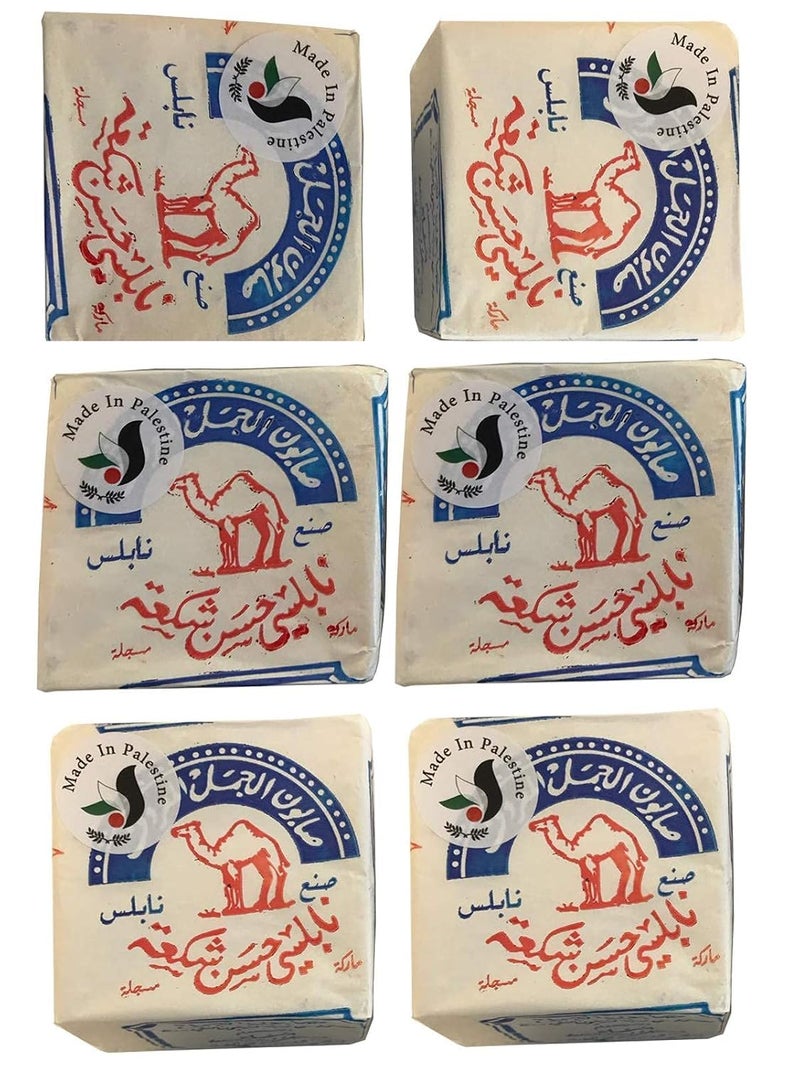 Al Jamal Al-Jamal ~ Palestinian Olive Oil Soap Bar West Bank Holy Land Organic Natural Traditional ~Al-Jamal ~ Nablus (Count 6) - Image 1