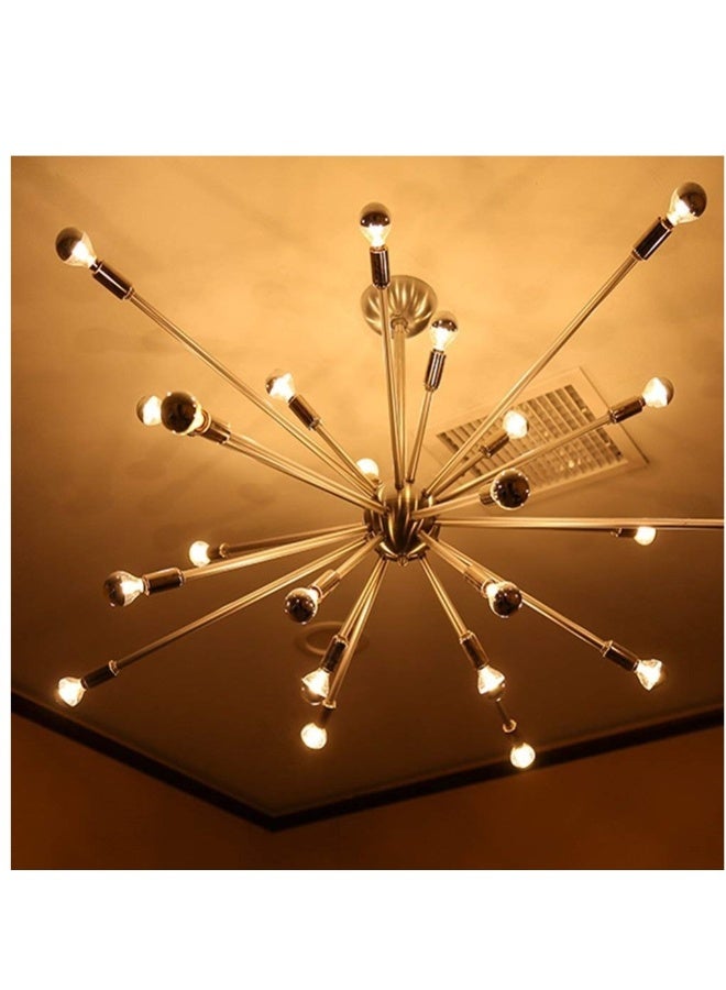 Loquat LED Lighting 4W Half Chrome Silver LED Light Bulb G45G14 E14 Dimmable Silver Tipped Vintage LED Filament Bulbs 40W Equivalent Warm White 2700K Decorative Globe Bulbs E14 Base LED Globe Bulb4 Pack - Image 3