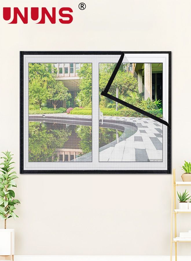 UNUNS Window Screen,DIY Insect Mesh Screen Protector Kit With Velcro ...