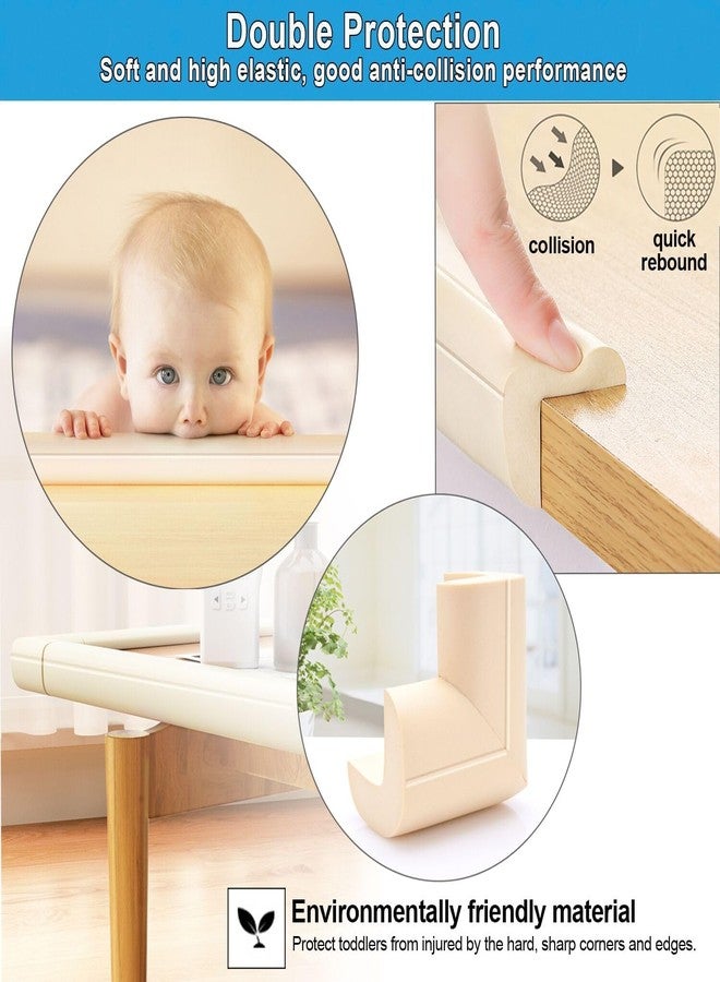 Dekukar Baby Proof Corners and Edges Protector 8.2ft (Large 7.5ft Edge+4 Corner Guard), Fireplace Baby Proofing Bumper, Heavy-Duty Soft NBR Foam Edge Corner Protector for Furniture Table, Childsafe/Pre-Taped - Image 4