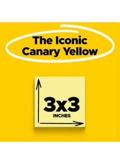 Notes, 3X3 In, 24 Pads, Canary Yellow, Clean Removal, Recyclable - pzsku/Z855514A6822E4237E214Z/45/_/1731926603/ee66fdf7-bed9-4b16-a5ef-1cda45517523