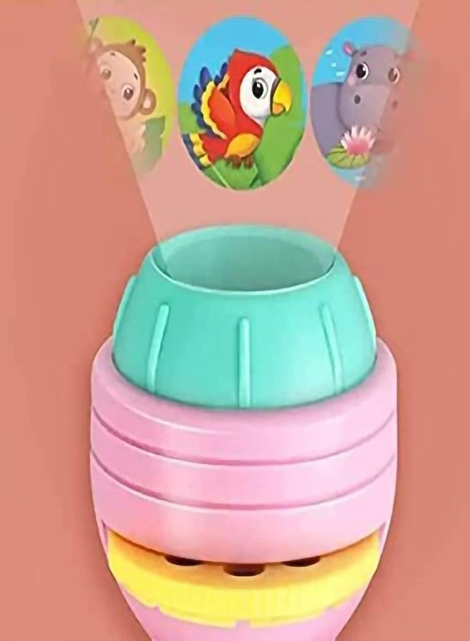 Gnanex Mini Projector Flash Light Torch Toy 24 Different Picture with 3 Slides Gives Clear Picture and Bright Colors Projection for 2 to 3 Year Kids - (Random Color - Multi) - Image 4
