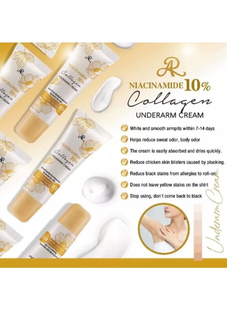 AR Niacinamide 10% Collagen Underarm Brightening Cream -  15g - Image 4