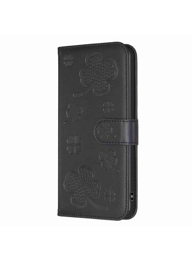 erorex Case For Huawei Mate 60 Pro / 60 Pro+ Four-leaf Embossed Leather Phone Case - Image 2