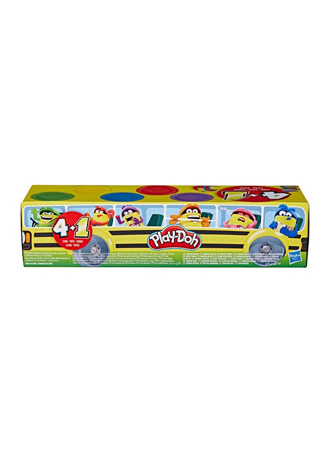 Play-Doh - Non-Toxic Back To School 5-Pack Of Modeling Compound, 4-Ounce Cans - Image 1