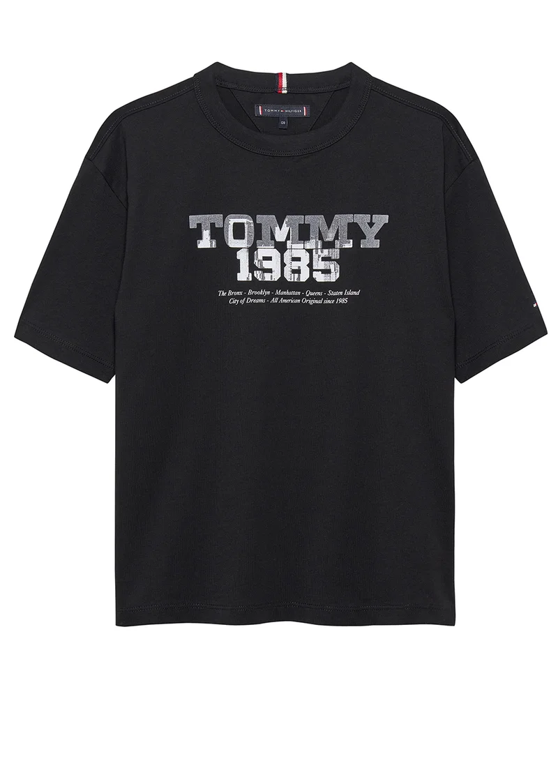 TOMMY HILFIGER Kids Festive Crew Neck T-Shirt