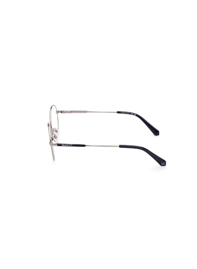 GANT Ga3287 Round Metal Frames For Men Size 52, Shiny Dark Ruthenium - Image 2