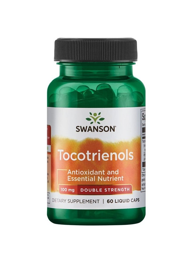 SWANSON Double Strength Tocotrienols Antioxidant (60 Liquid Capsules 100Mg Each) - Image 1
