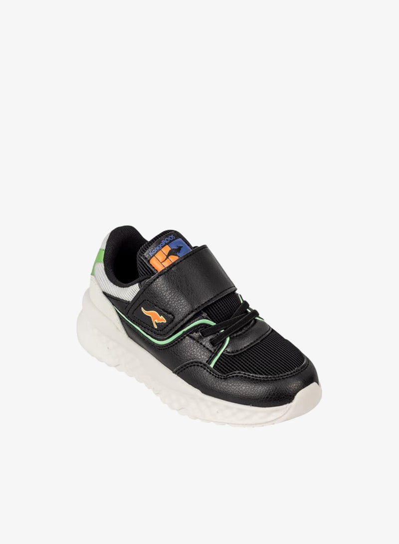 kangaROOS Boys Colourblock Sports Shoes With Hook And Loop Closure - Image 3