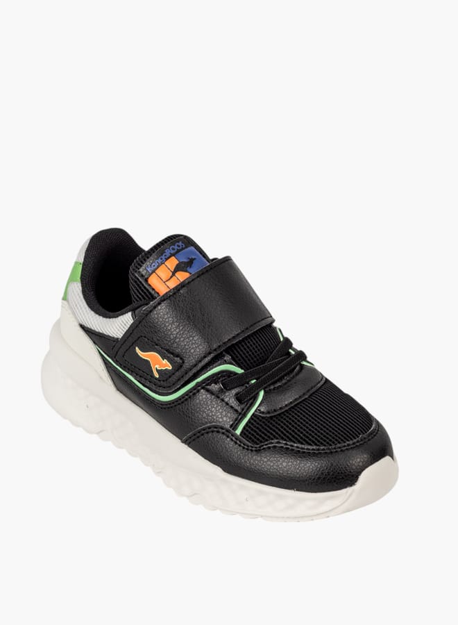 kangaROOS Boys Colourblock Sports Shoes With Hook And Loop Closure - Image 1