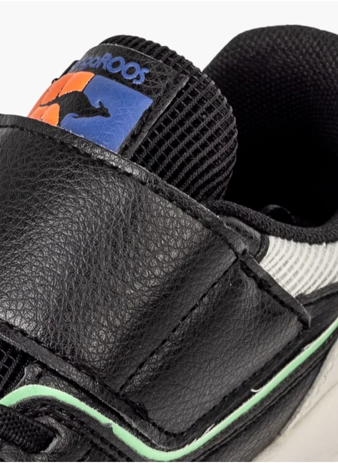 كانغاروس Boys Colourblock Sports Shoes With Hook And Loop Closure