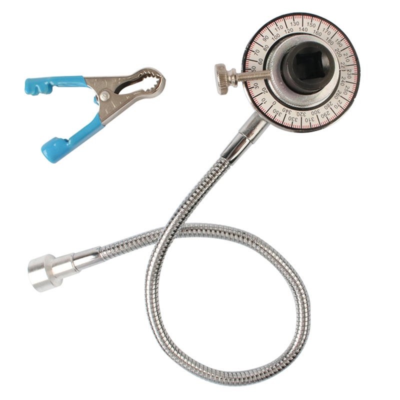 Torque Angle Gauge 1/2Inch (12.5Mm) Chrome-Vanadium Steel - Wear-Resistant Long-Lasting 360-Degree Precise Measurement Torque Gauge for Bolt Nut Tightening Tasks - Image 1