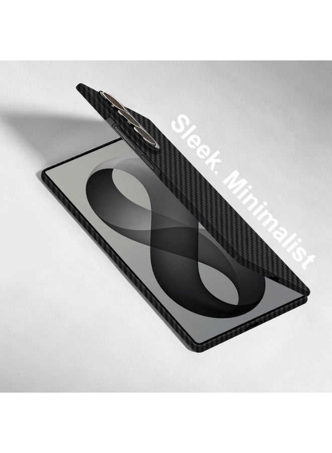 بروتيكت جراب فائق النحافة من ألياف الأراميد لهاتف Samsung Galaxy Z Fold 8 Ultra، متوافق مع MagSafe، بتصميم نحيف للغاية، مصنوع من ألياف الأراميد المنسوجة 1500D، مع غطاء أمامي وخلفي - Image 5