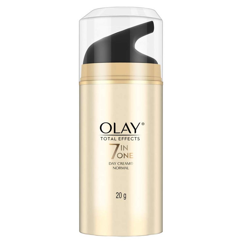 Olay Total Effects Day Cream with Vitamin C B5 Niacinamide Green Tea Fights 7 signs of ageing for glowing hydrated and younger looking skin Suitable for Normal Dry Oily Combination skin 20 gm - Image 1
