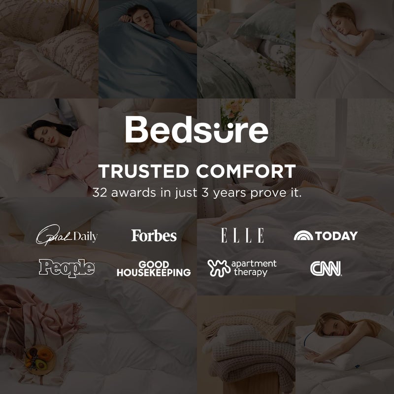 Bedsure Coffee California King Duvet Cover - Prewashed Cotton-Like Polyester Extra Soft Bedding Set, Includes 1 Cal King Duvet Cover 104''x98'' with Zipper Closure & 2 Pillow Shams, No Comforter - Image 3