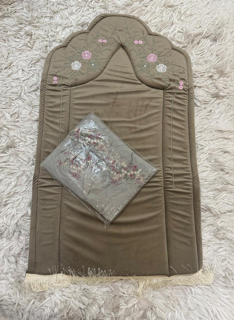 Crushed  sponge prayer rug with excellent cold raw mat prayer sheet - Image 1