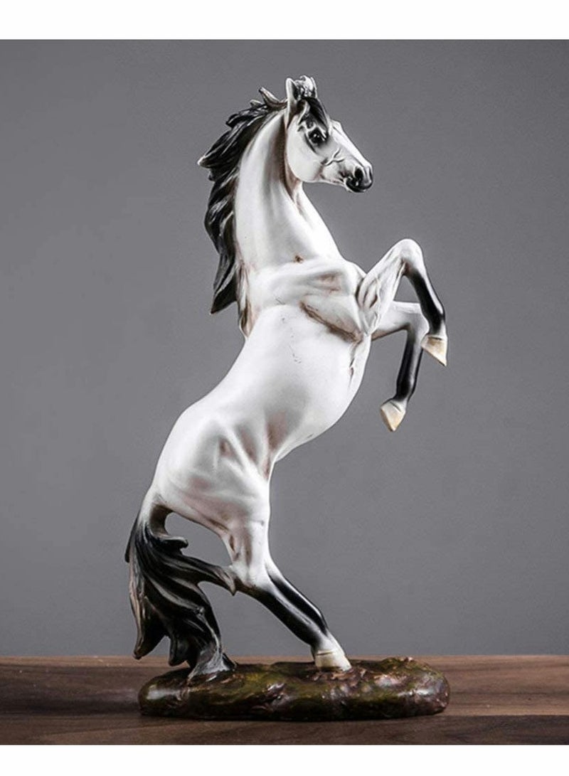 Excefore Horse Statue Horse Figures Animal Model Desktop Resin Ornament Birthday Gift for Kids Children Office Bookshelf Bedroom  - Image 1