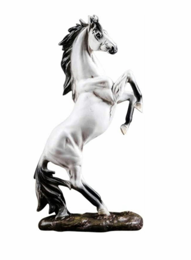 Excefore Horse Statue Horse Figures Animal Model Desktop Resin Ornament Birthday Gift for Kids Children Office Bookshelf Bedroom  - Image 2