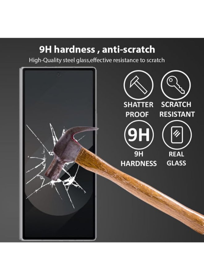 Protect PROTECT Privacy Screen Protector for Samsung Galaxy Z Fold 6 | 9D Matte Tempered Glass, Anti-Scratch, Black – Model: PZFLD6  - Image 3