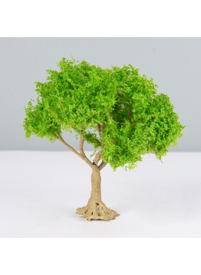 Generic - Landscape Sand Table Model Tree Mini Handmade Micro Landscape Scene Wire Flower Tree Finished Small Tree Modeling Materials-Color:Yellow Orange Flower Tree 15cm 1 Tree - Image 1