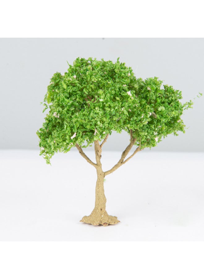 Generic - Landscape Sand Table Model Tree Mini Handmade Micro Landscape Scene Wire Flower Tree Finished Small Tree Modeling Materials-Color:Yellow Orange Flower Tree 15cm 1 Tree - Image 1