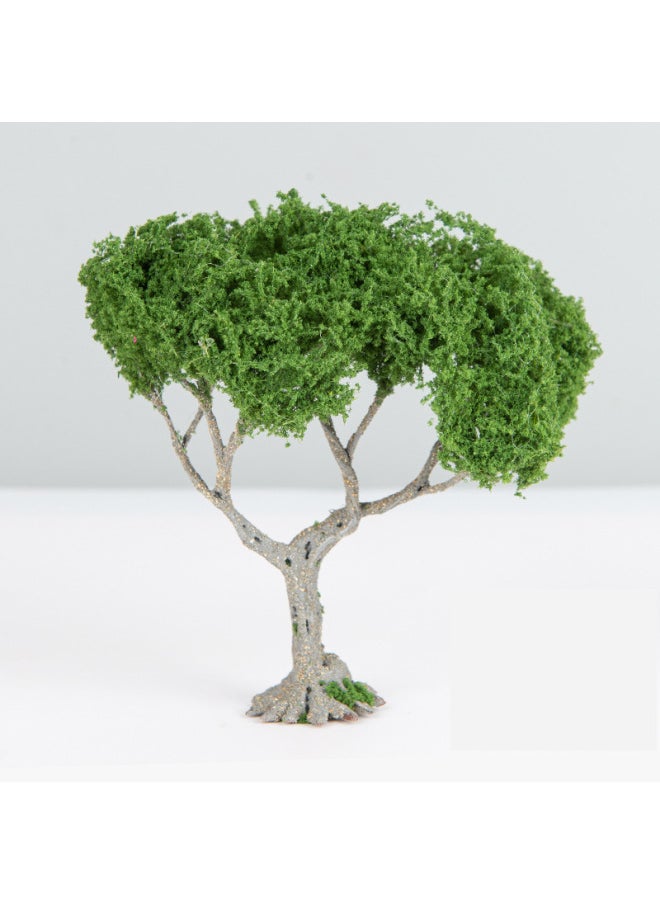 Generic - Landscape Sand Table Model Tree Mini Handmade Micro Landscape Scene Wire Flower Tree Finished Small Tree Modeling Materials-Color:Yellow Orange Flower Tree 15cm 1 Tree - Image 1