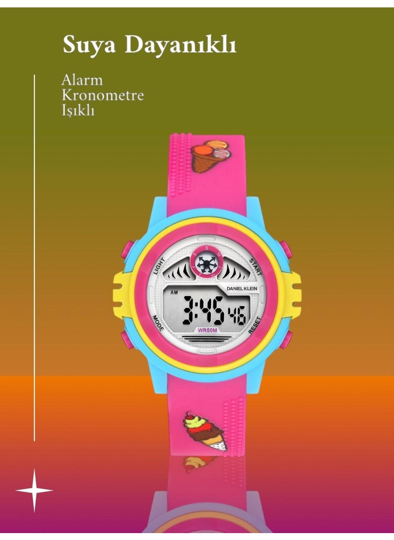 DANIEL KLEIN Digital New Season Alarm-Stopwatch-Lighting Featured Children's Wristwatch DK.DJT.1005  - Image 1