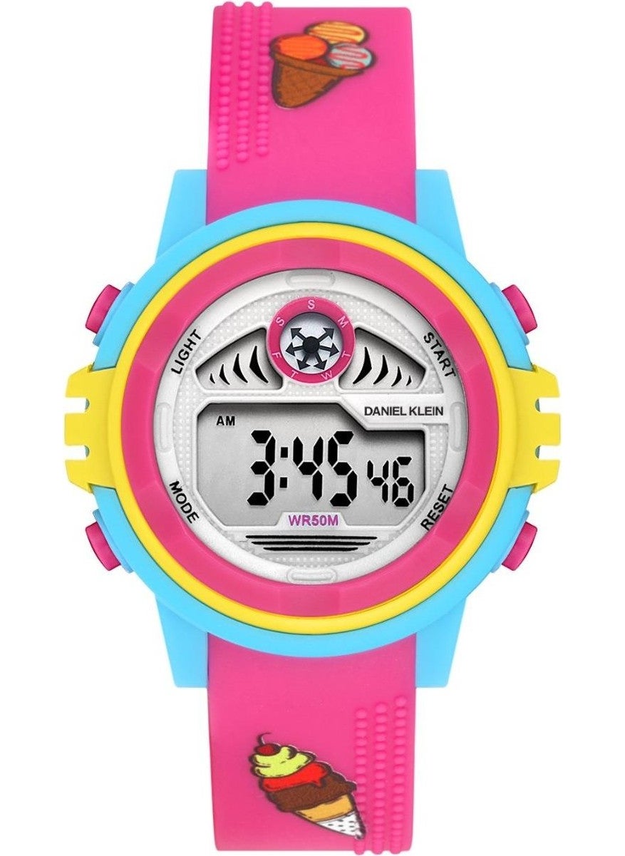 DANIEL KLEIN Digital New Season Alarm-Stopwatch-Lighting Featured Children's Wristwatch DK.DJT.1005  - Image 3