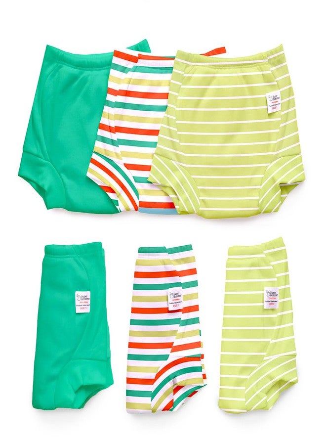 superbottoms Unisex Adult Padded Underwear|for Potty Training & Mess-Free Diaper-Free time|Prevents Pee Puddles|3 Layers of Premium Cotton Padding (No Sponge)|Pull-up Style Potty Trainers (Pack of 6) - Image 1