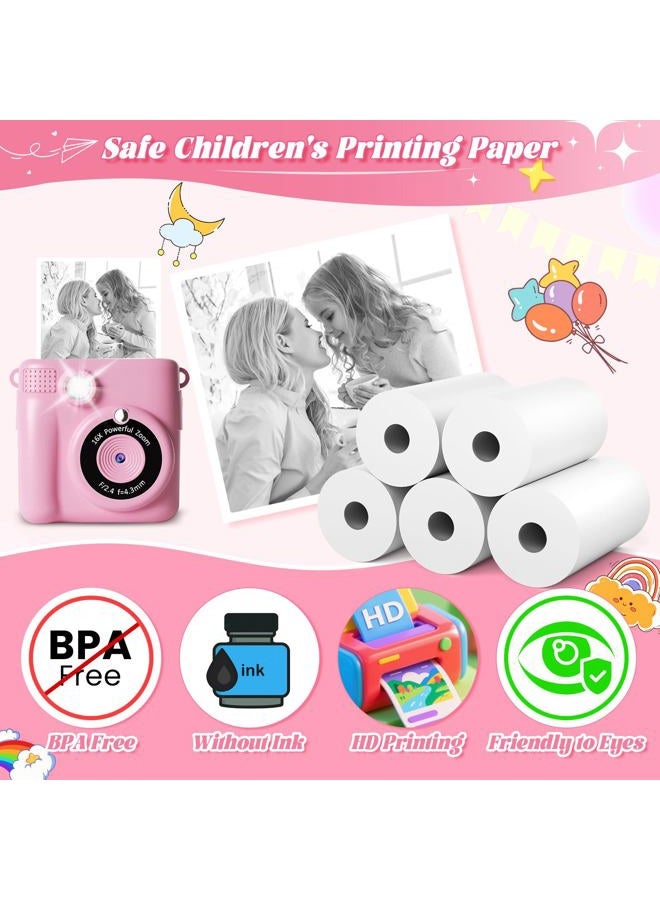 TecoHikee Kids Camera Instant Print, Refill Print Paper HD Paper (15 Rolls) - Image 2
