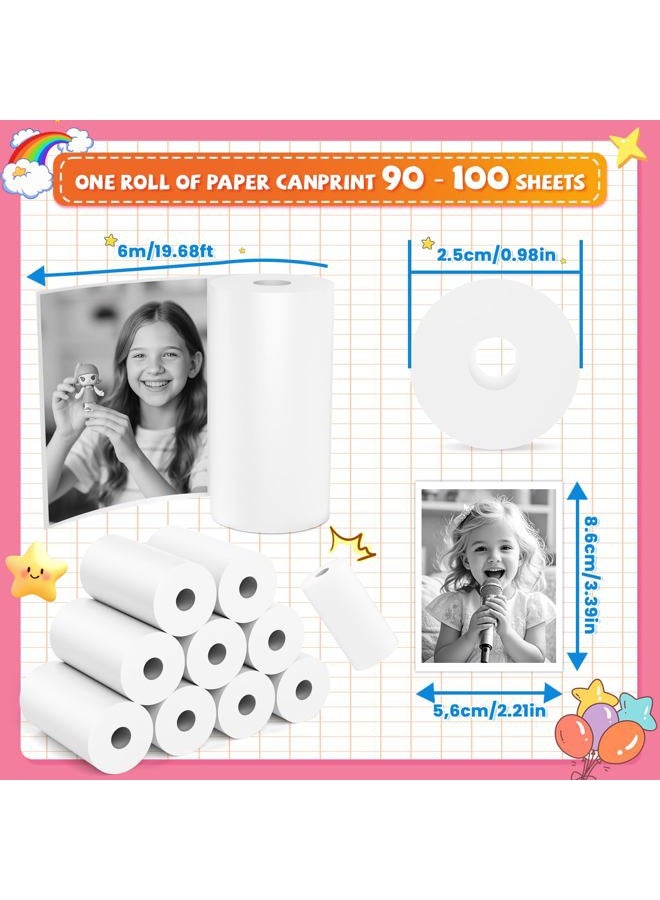 TecoHikee Kids Camera Instant Print, Refill Print Paper HD Paper (15 Rolls) - Image 5