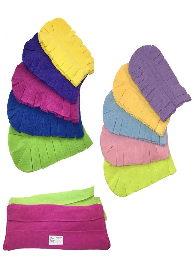 Xanitize Fleece Refills for Swiffer Bundle Includes 10 Hand DUSTERS Reusable, Dry Dusters - and (2) Two-Sided Fleece & Terry Reusable Wet/Dry Floor MOP Pads