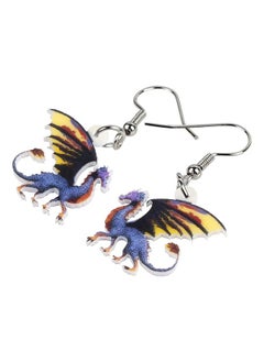 Newei Acrylic Western Dragon Earrings Drop Dangle For Women Fantasy Animals Accessories Charms Gifts Fashion Dragons Jewelry Charms (Purple)  - Image 4