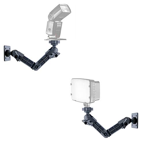 AceTaken 9 Inch Articulating Magic Arm Wall Mount Holder Stand for Camera LED Light, Video Lamp - Image 2