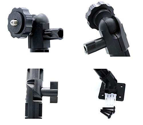 AceTaken 9 Inch Articulating Magic Arm Wall Mount Holder Stand for Camera LED Light, Video Lamp - Image 5