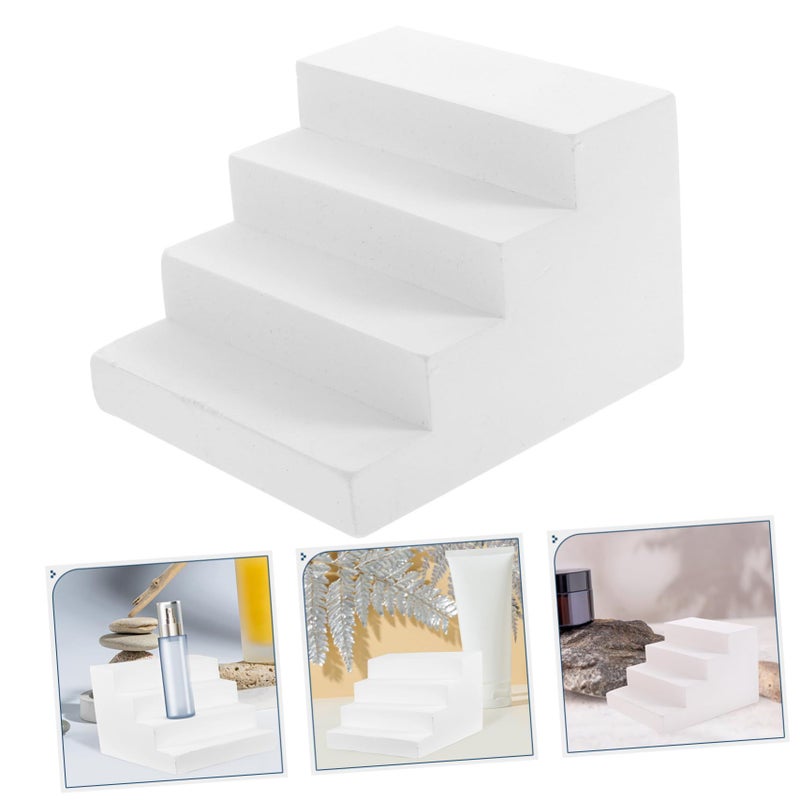 Miniature Gypsum Ladder Photography Decor With Storage Rack - Image 4