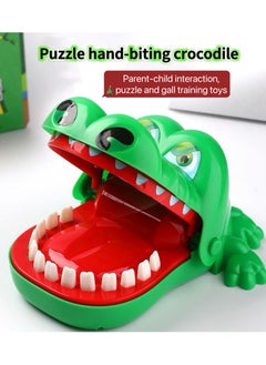 Kid Gift Crocodile Mouth Dentist Portable Lightweight Rich Unique Design Bite Finger Toy Funny