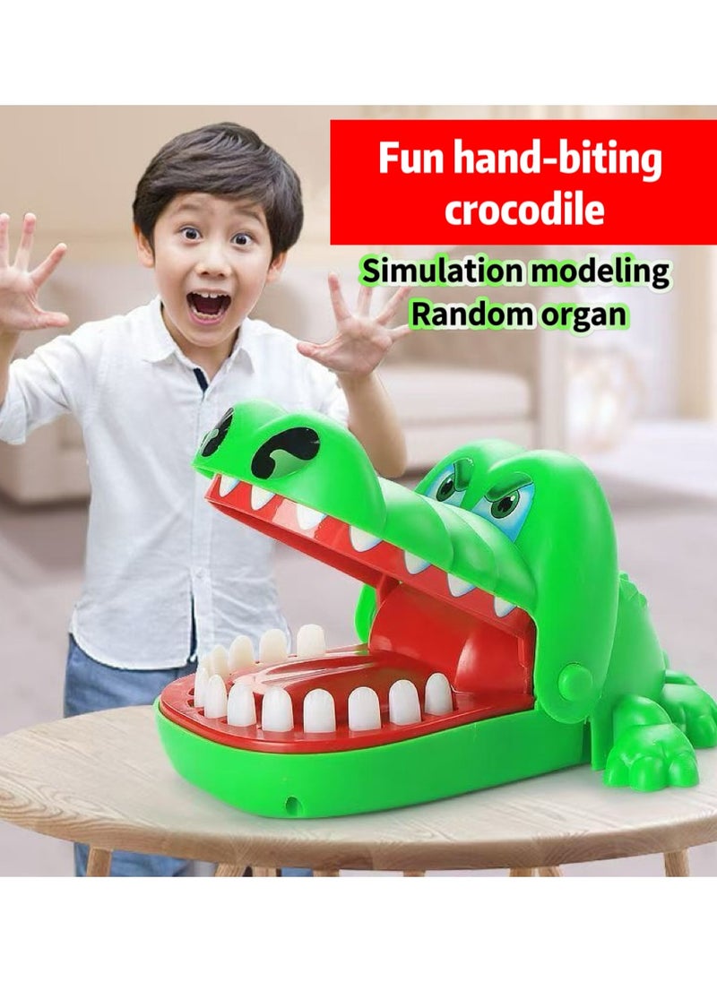 Generic - Kid Gift Crocodile Mouth Dentist Portable Lightweight Rich Unique Design Bite Finger Toy Funny - Image 1