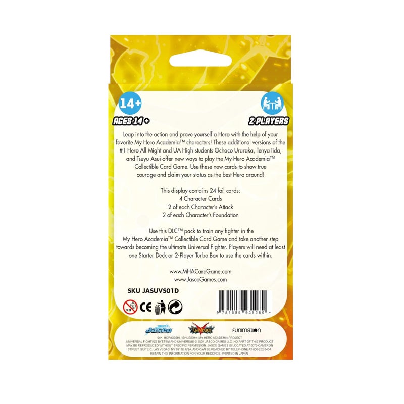 Jasco Games Jasco My Hero Academia Collectible Card Game Series 1 Deck-Loadable Content | Trading Card Game for Adults and Teens | Ages 14+ | 2 Players | Average Playtime 45+ Minutes - Image 3