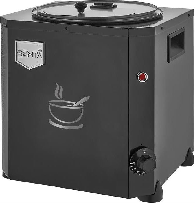 REMTA Black Jumbo Soup Warmer 9 Lt 