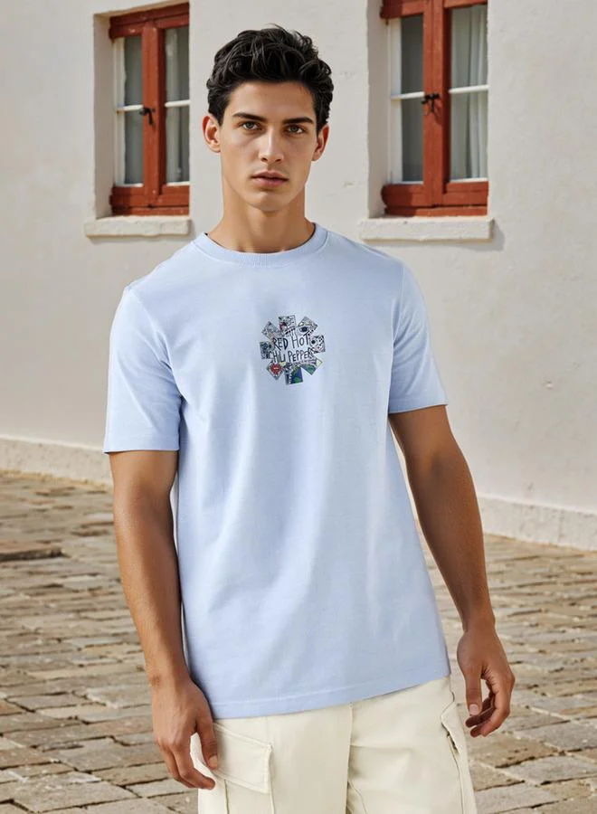 سبلاش فيڤ تيشيرت بطبعة ريد هوت تشيلي بيبرز