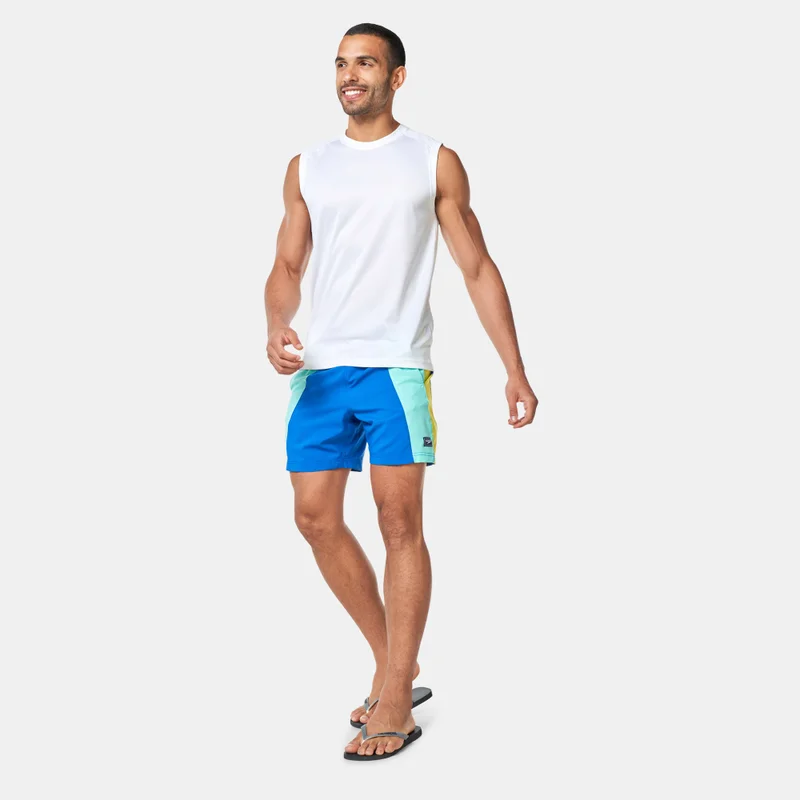 speedo Blue Men's Colourblock Redondo Edge Swimming Shorts for Men | Best Price UAE