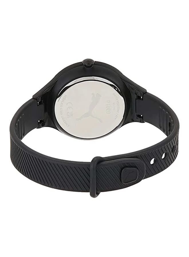 بوما Contour Polyurethane Analog Wrist Watch for Women PU P1020-36mm-Black