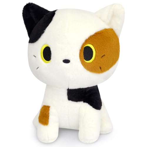 LSYDCARM Calico Cat Plush Cute Cat Stuffed Animal Plushies for Girls Soft Anime Plush Kawaii Kitten Plushie for KidsBoys and Girls Birthday Gift - Image 1