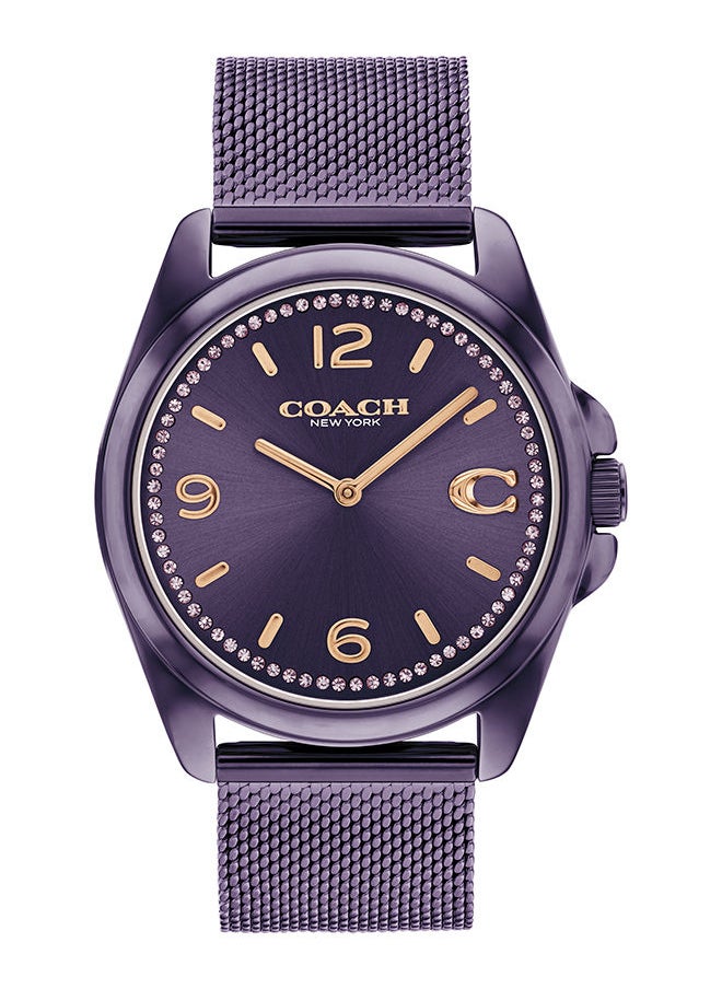 COACH Women Analog Round Shape Stainless Steel Wrist Watch 36 mm  - Image 1