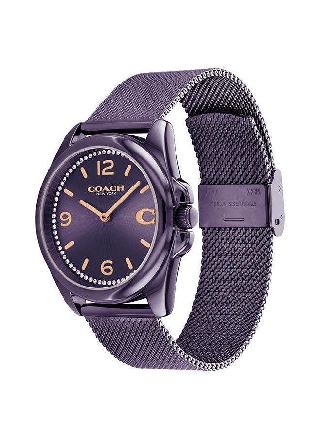 COACH Women Analog Round Shape Stainless Steel Wrist Watch 36 mm  - Image 2