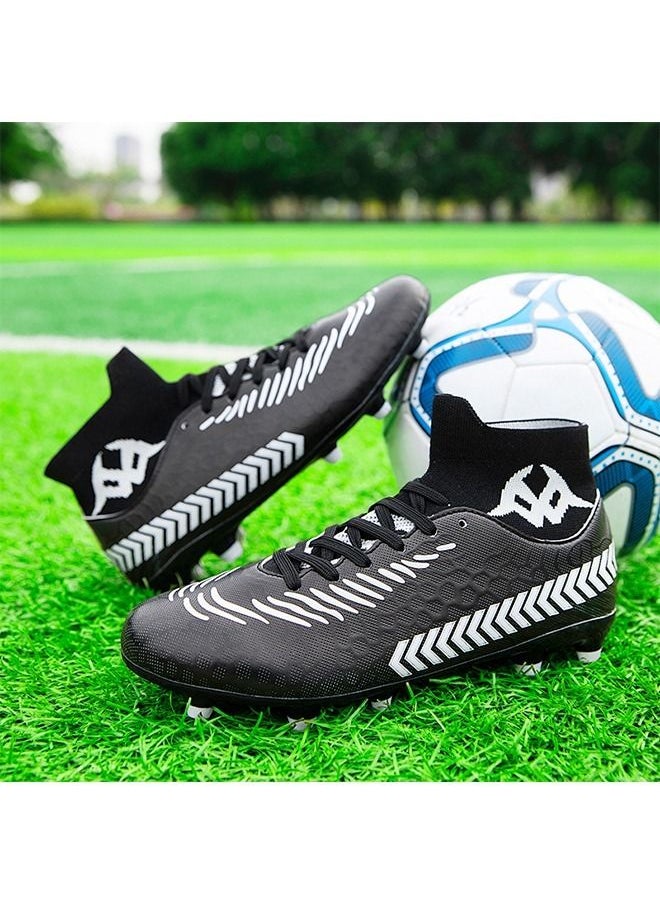 Beauenty - Mens Soccer Shoes Firm Ground Soccer Cleats Outdoor Indoor Professional Youth Boys Football Shoes Unisex Football Cleats - Image 1
