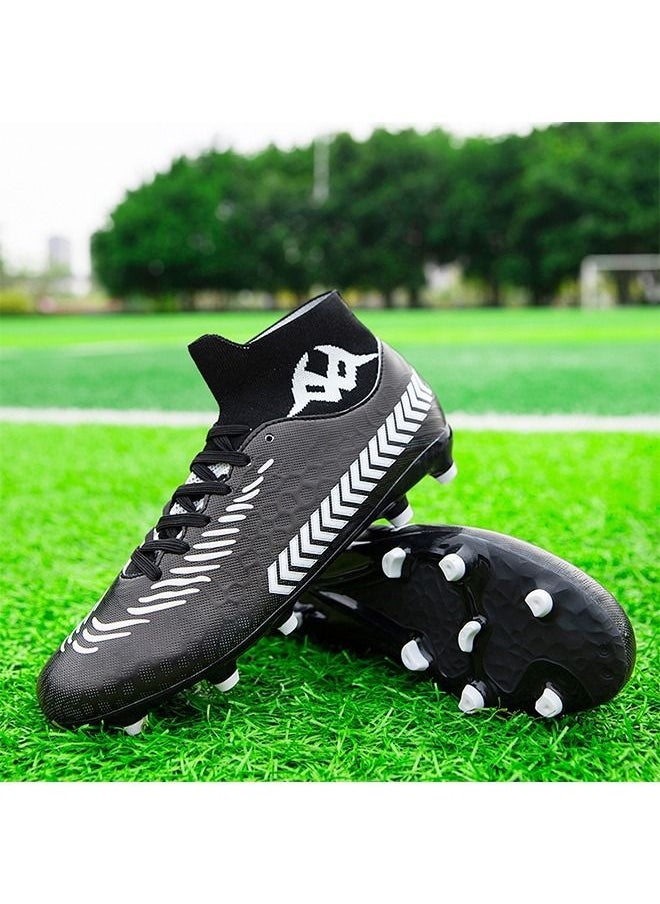 Beauenty - Mens Soccer Shoes Firm Ground Soccer Cleats Outdoor Indoor Professional Youth Boys Football Shoes Unisex Football Cleats - Image 1