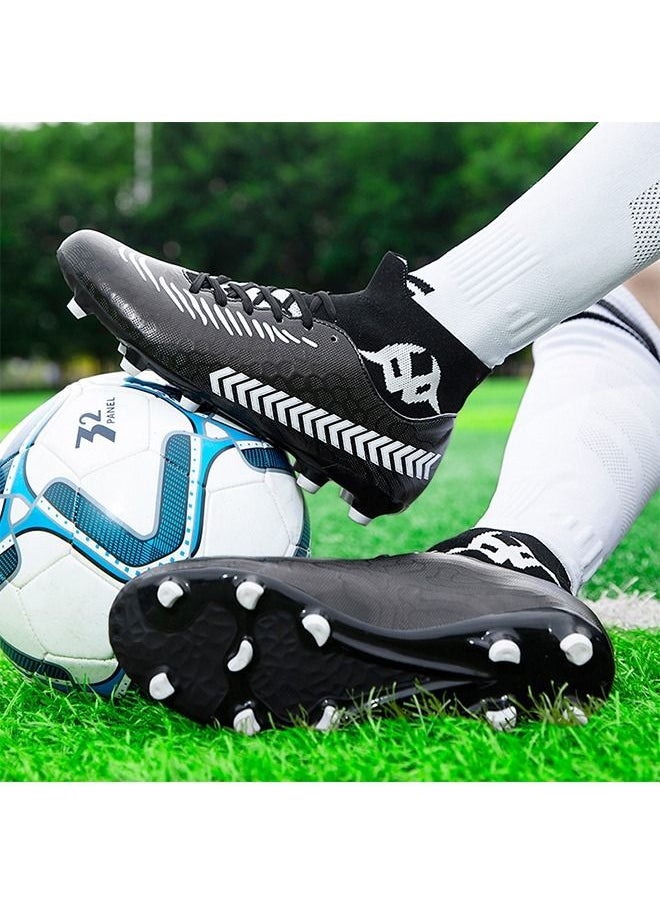 Beauenty - Mens Soccer Shoes Firm Ground Soccer Cleats Outdoor Indoor Professional Youth Boys Football Shoes Unisex Football Cleats - Image 1