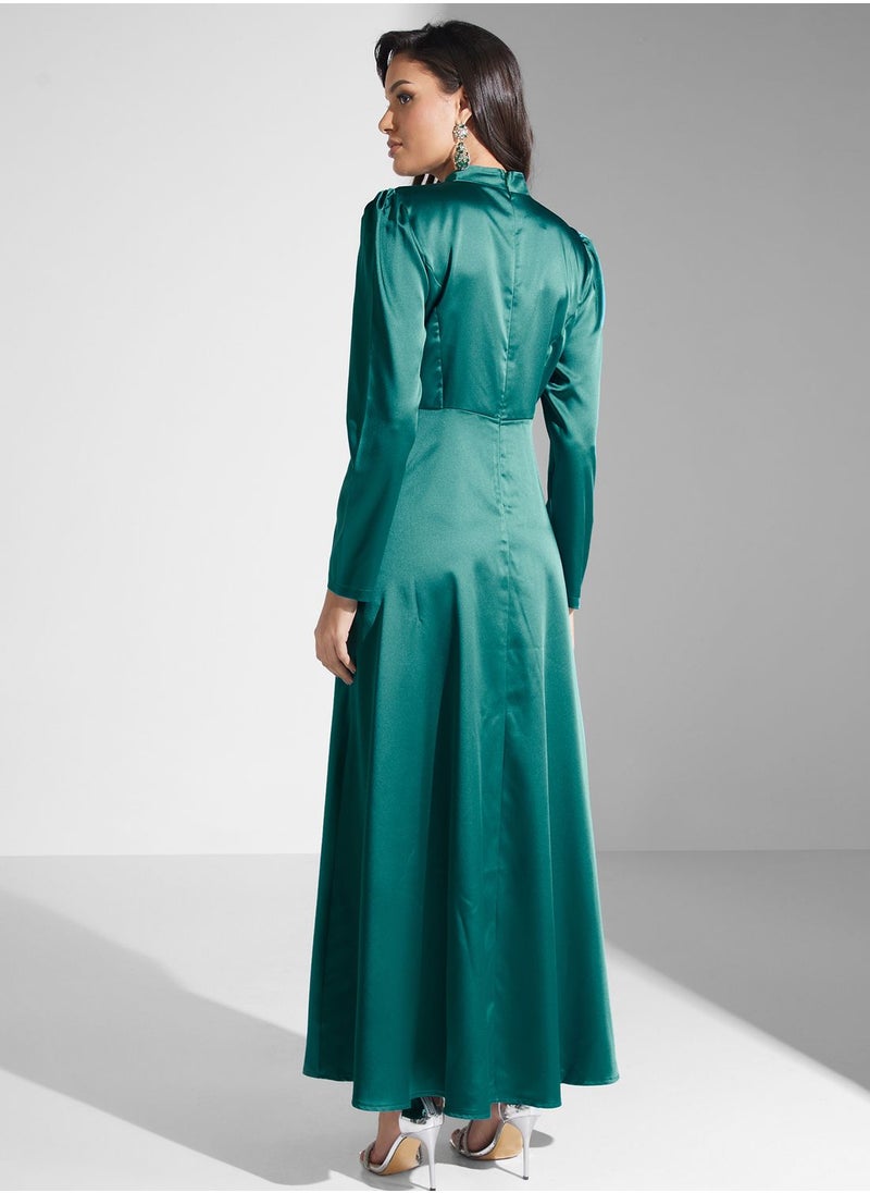 Khizana - Embellished Detail Glam Dress - Image 1